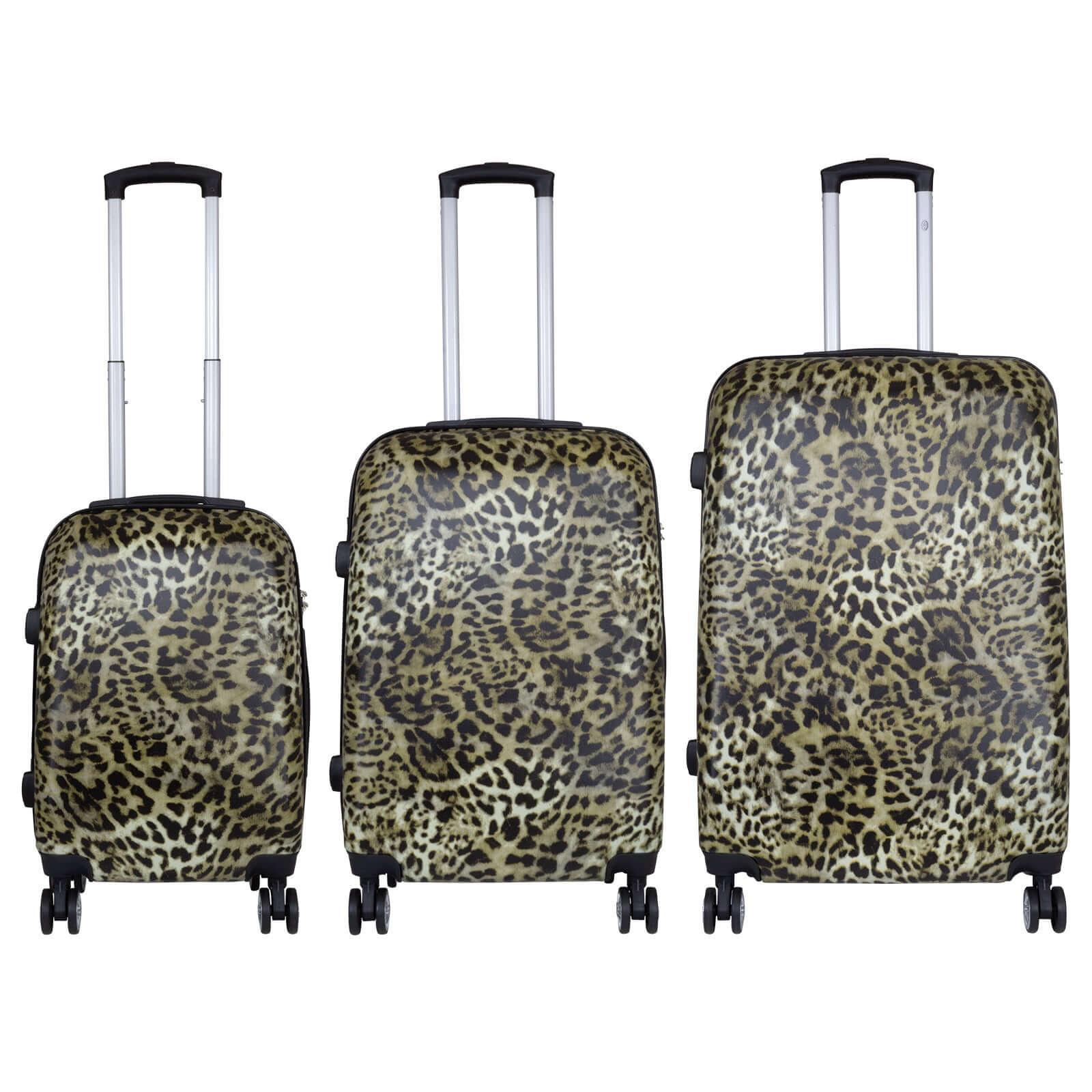 Motivkoffer und Kofferset 3tlg Leopard