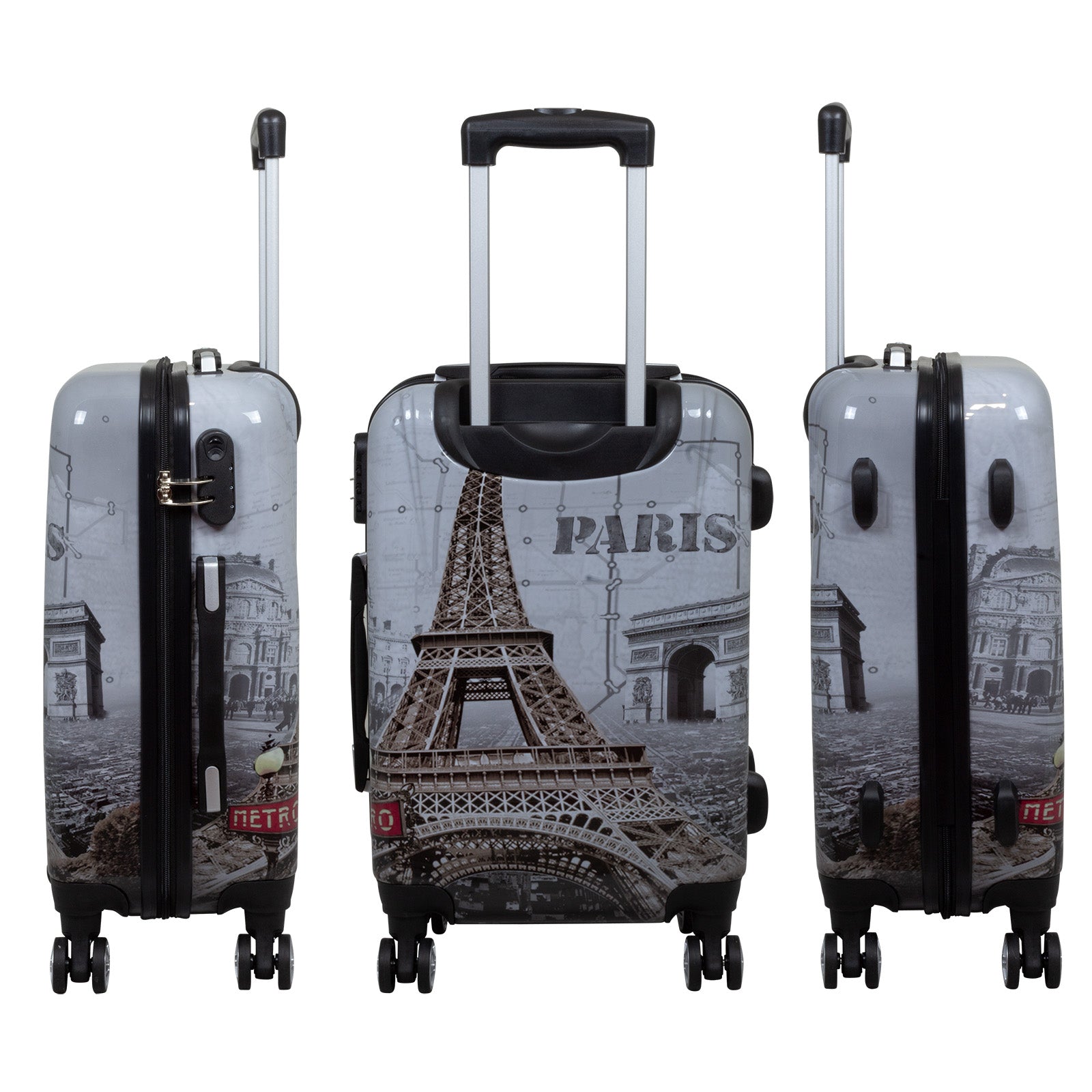 Polycarbonat Handgepäck Koffer Paris Größe S