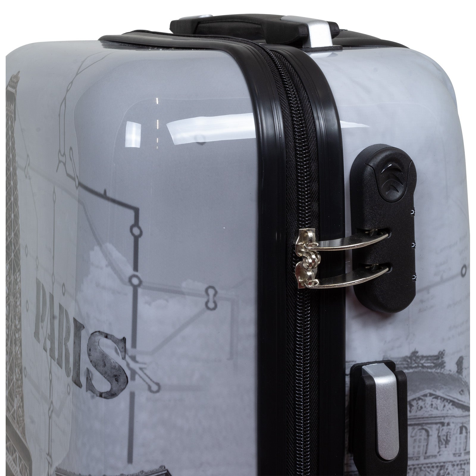 Polycarbonat Handgepäck Koffer Paris Größe S