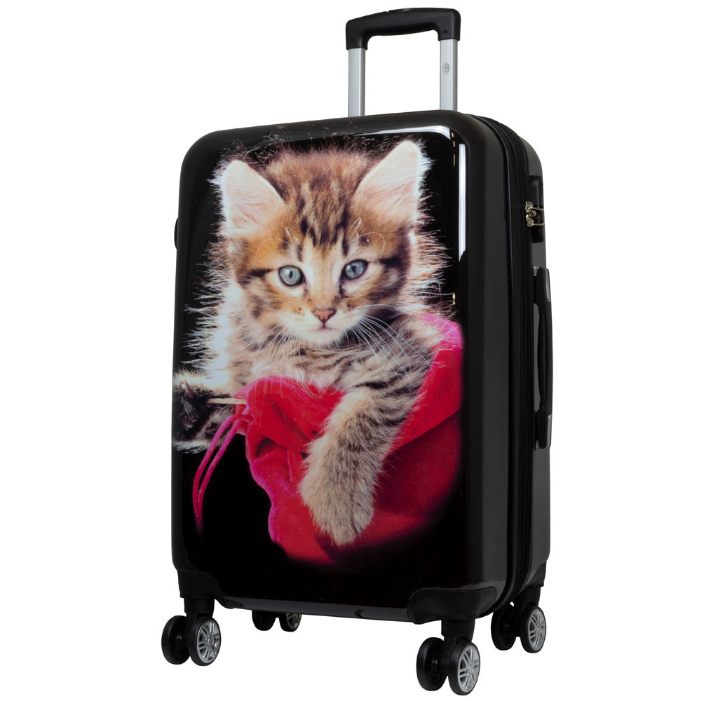 Motivkoffer und Kofferset 3tlg Katze