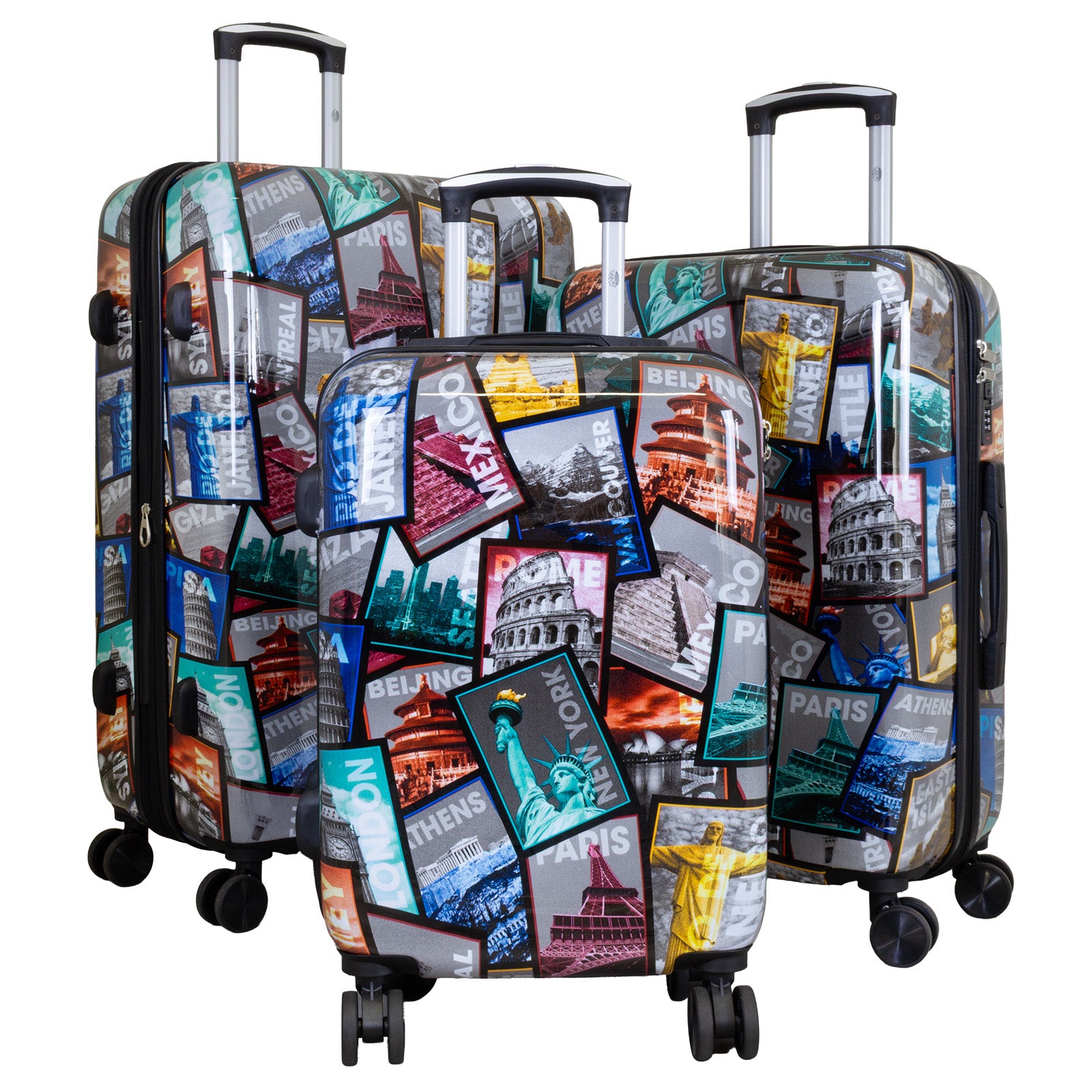 Polycarbonat Motivkoffer Reisekoffer City verschiedene Größen lieferbar