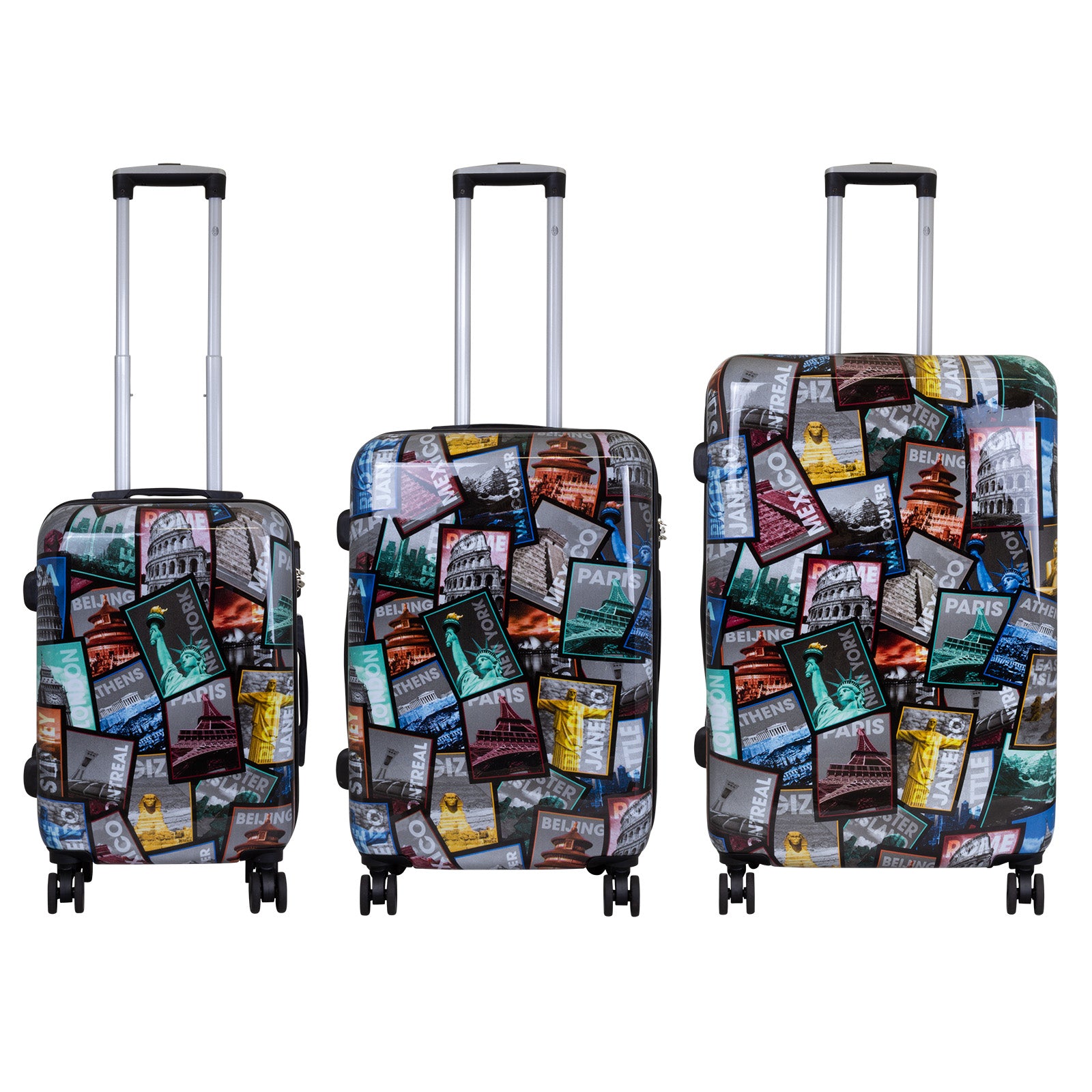 Polycarbonat Motivkoffer Reisekoffer City verschiedene Größen lieferbar