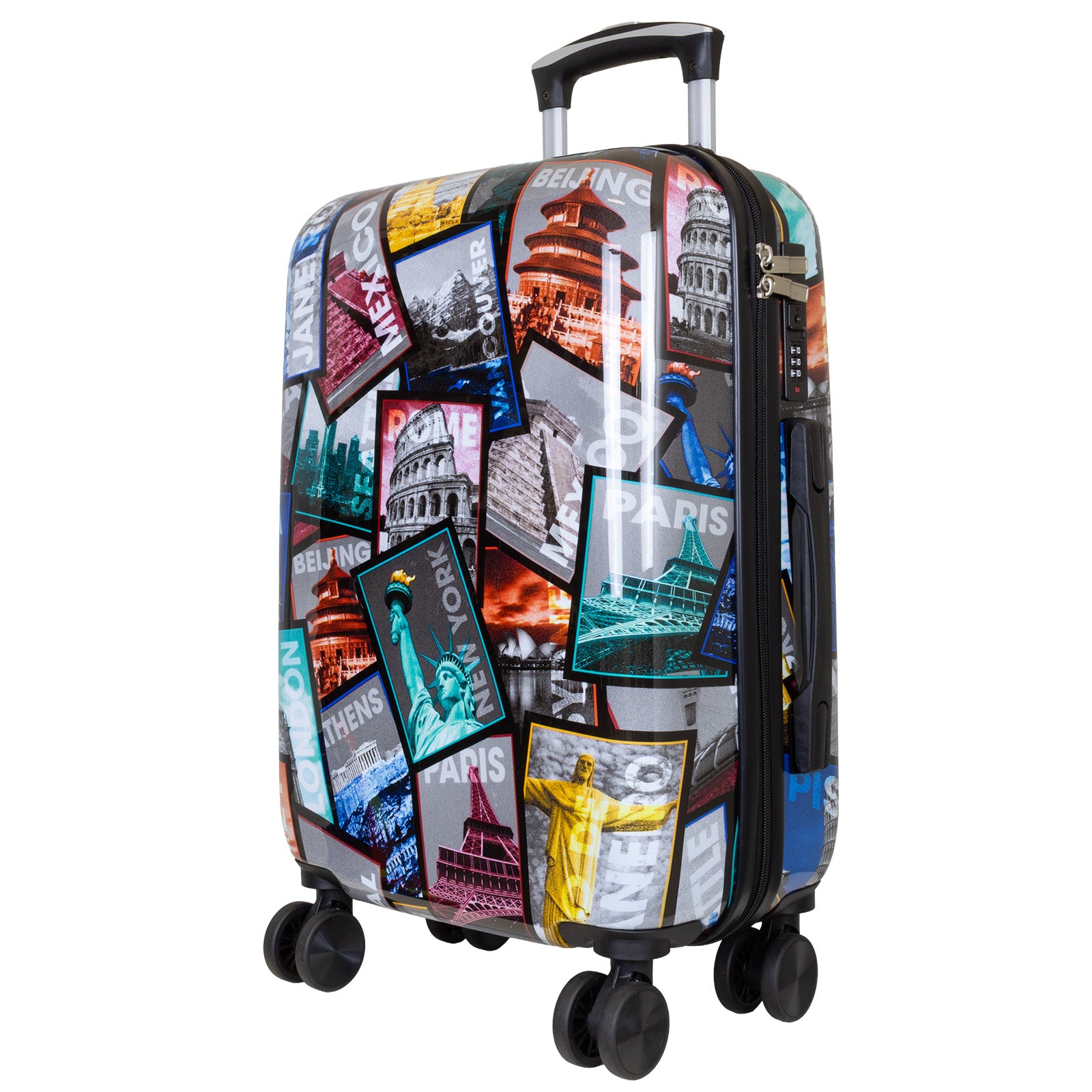 Polycarbonat Motivkoffer Reisekoffer City verschiedene Größen lieferbar