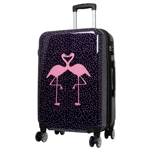 Polycarbonat großer Reisekoffer Flamingo - Größe L
