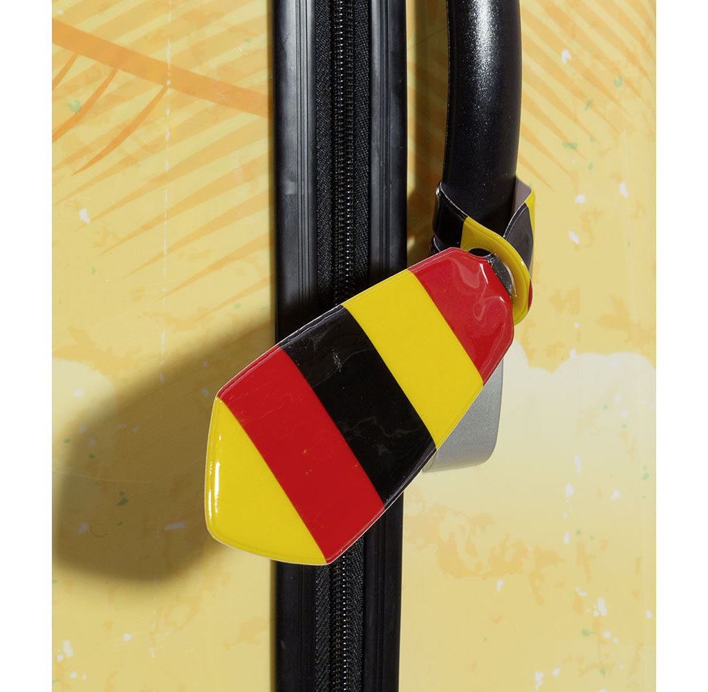 Kofferanhänger Deutschland Krawatte 2er Set