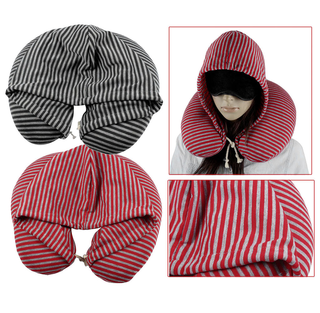 Nackenkissen mit Kapuze