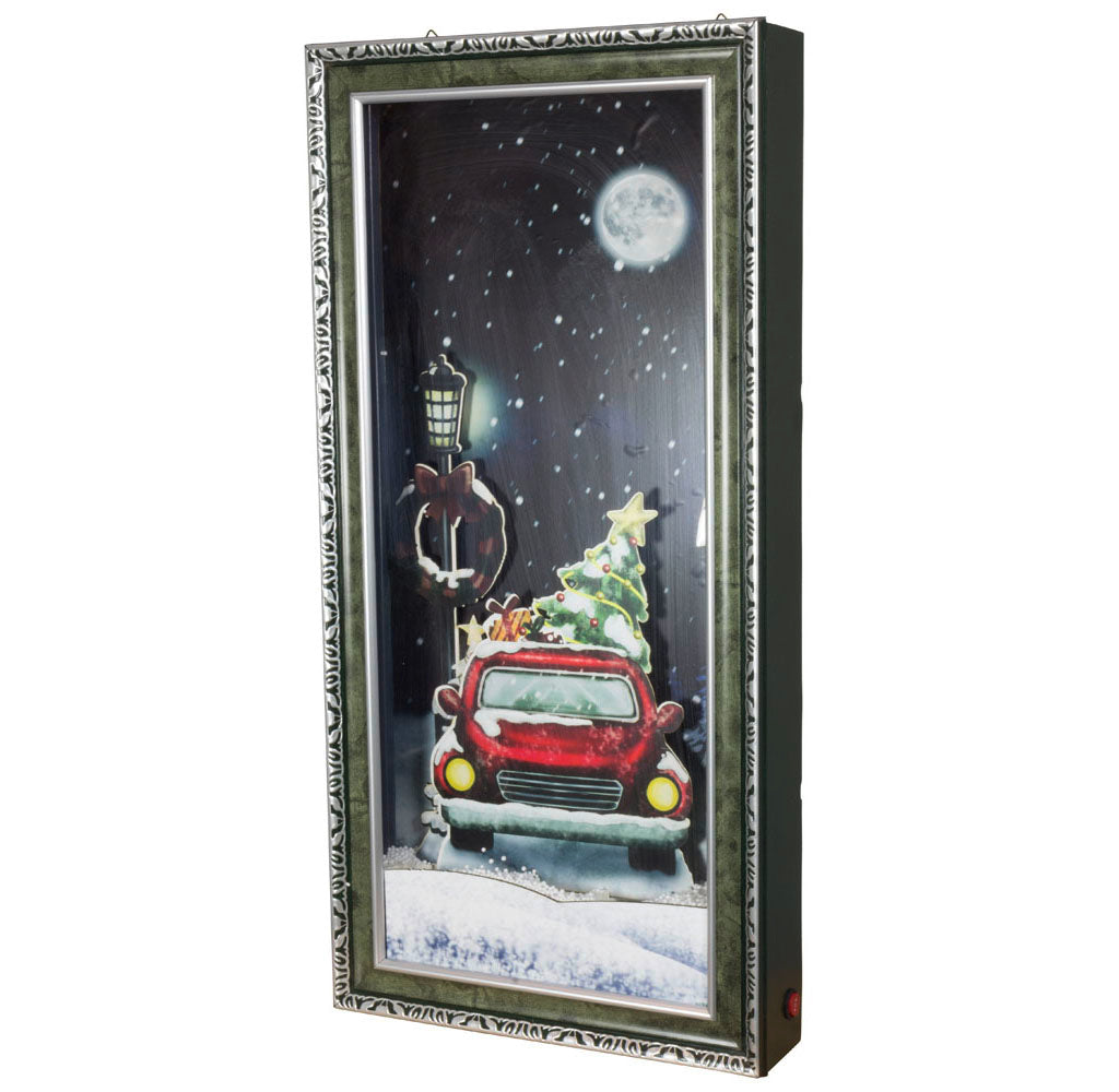 Schneiendes Wandbild XL