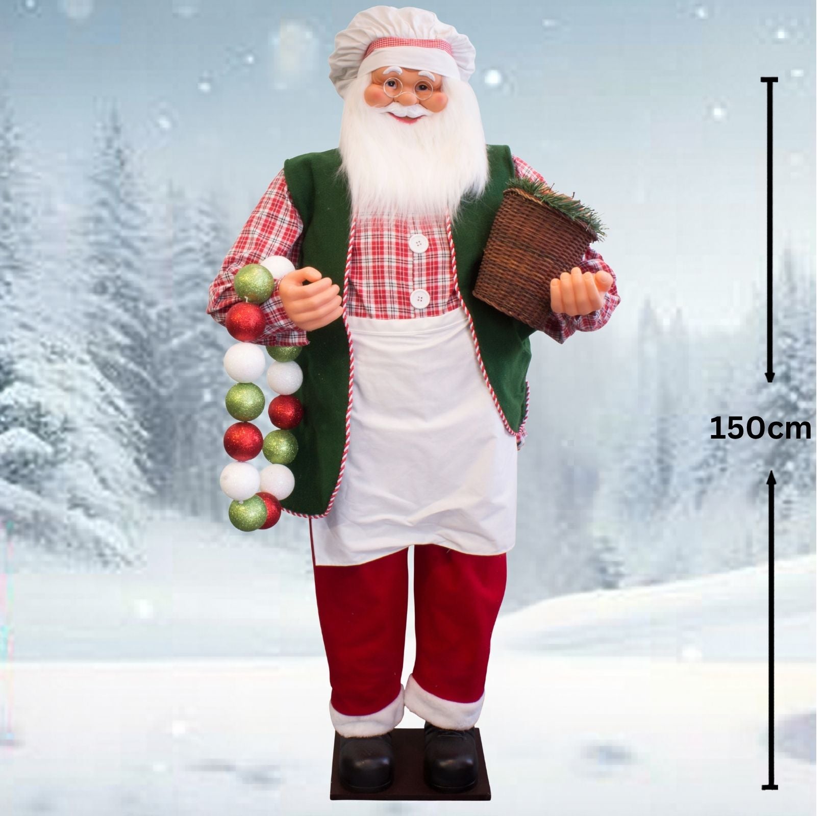 Weihnachtsmann 150cm Koch