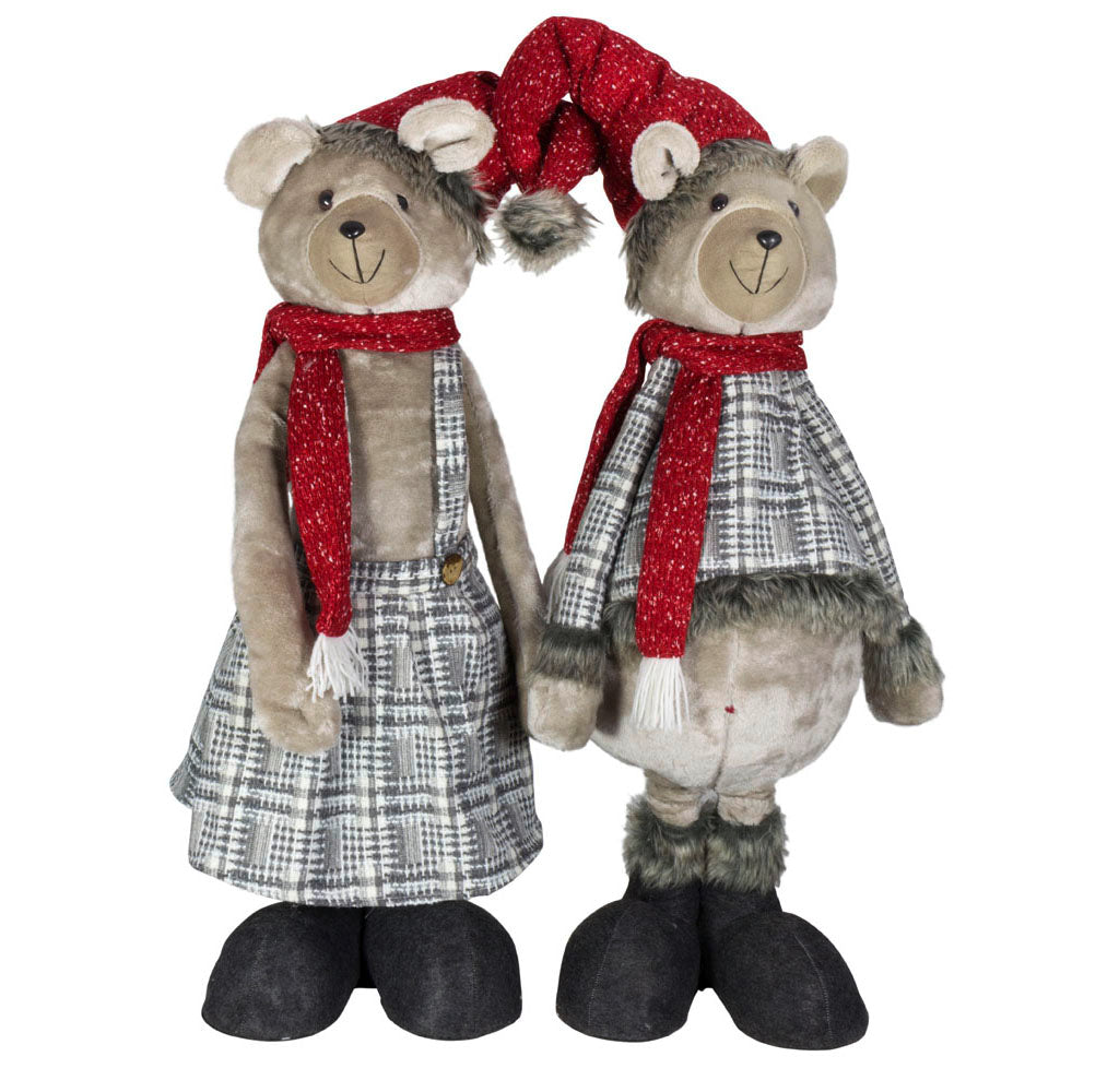 Bär ausziehbar 90-120cm, Pärchen, 2 Stück