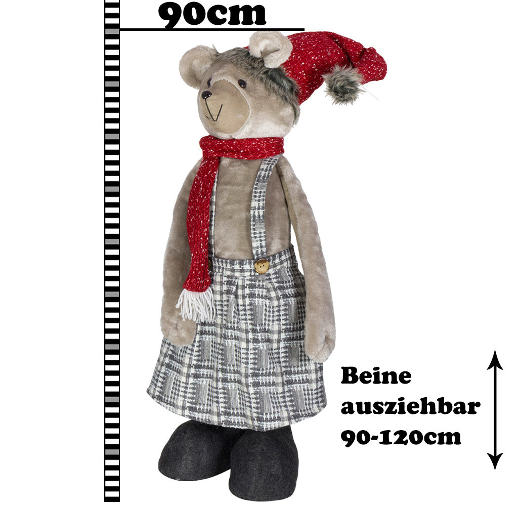 Bär ausziehbar 90-120cm, Pärchen, 2 Stück