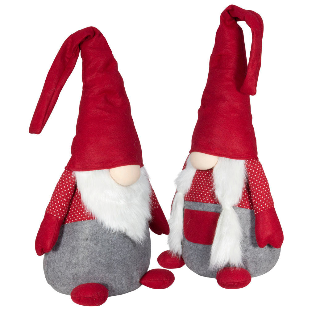 Wichtel 70cm sitzend, Pärchen, 2 Stück