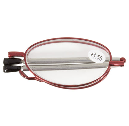 2er-Set faltbare Lesebrille mit Etui