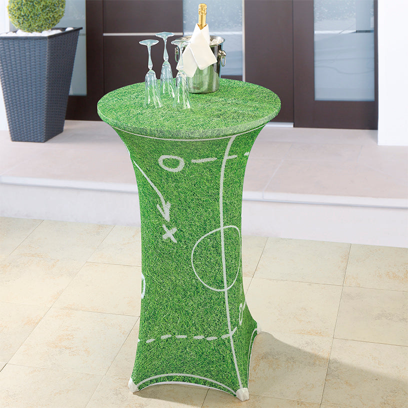 Stehtischhusse Fußball für Bistrotisch Ø 60-70cm