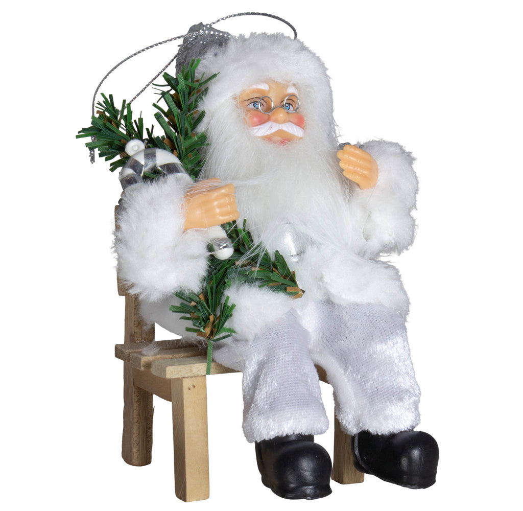 Weihnachtsmann 18cm, 4er Set, 4 Designs