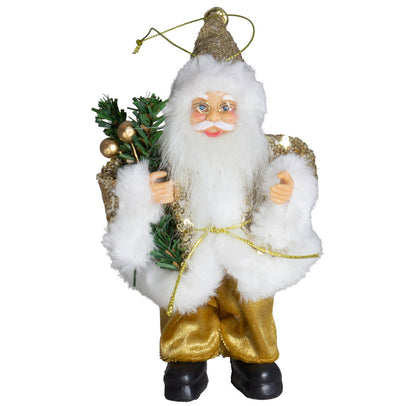 Weihnachtsmann 18cm, 4er Set, 4 Designs