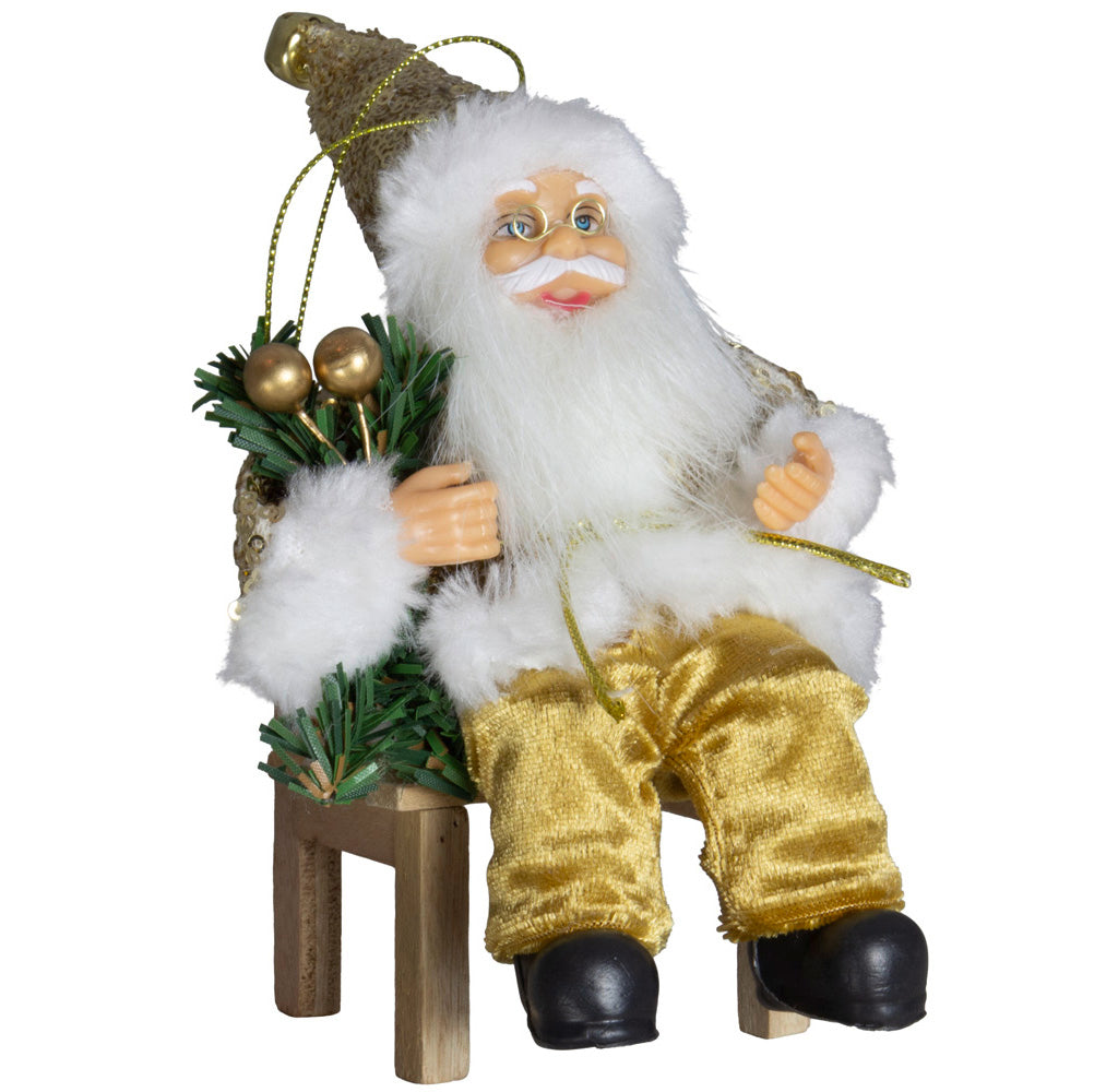 Weihnachtsmann 18cm, 4er Set, 4 Designs
