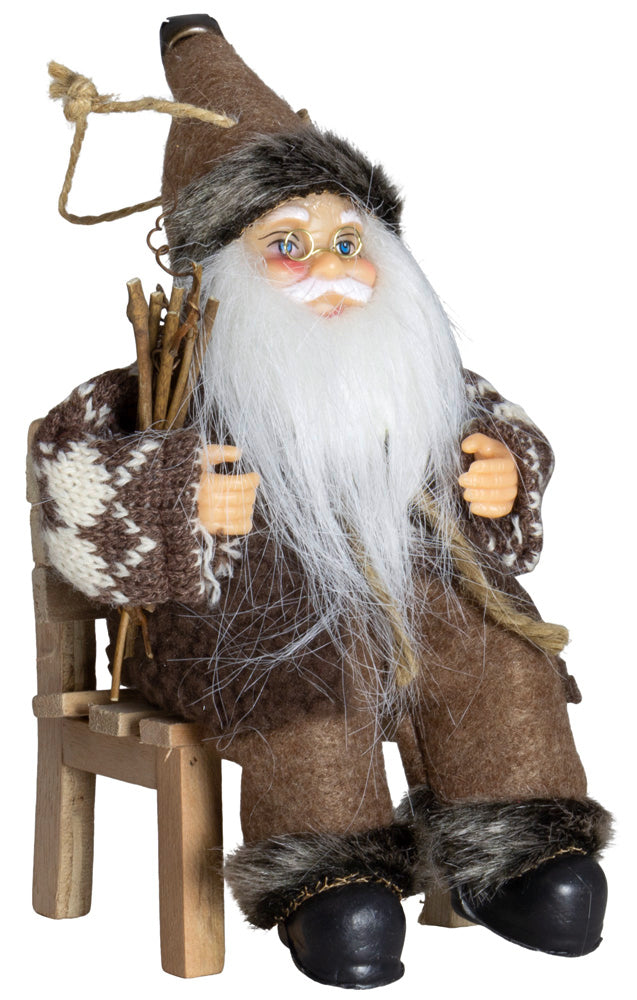 Weihnachtsmann 18cm, 4er Set, 4 Designs