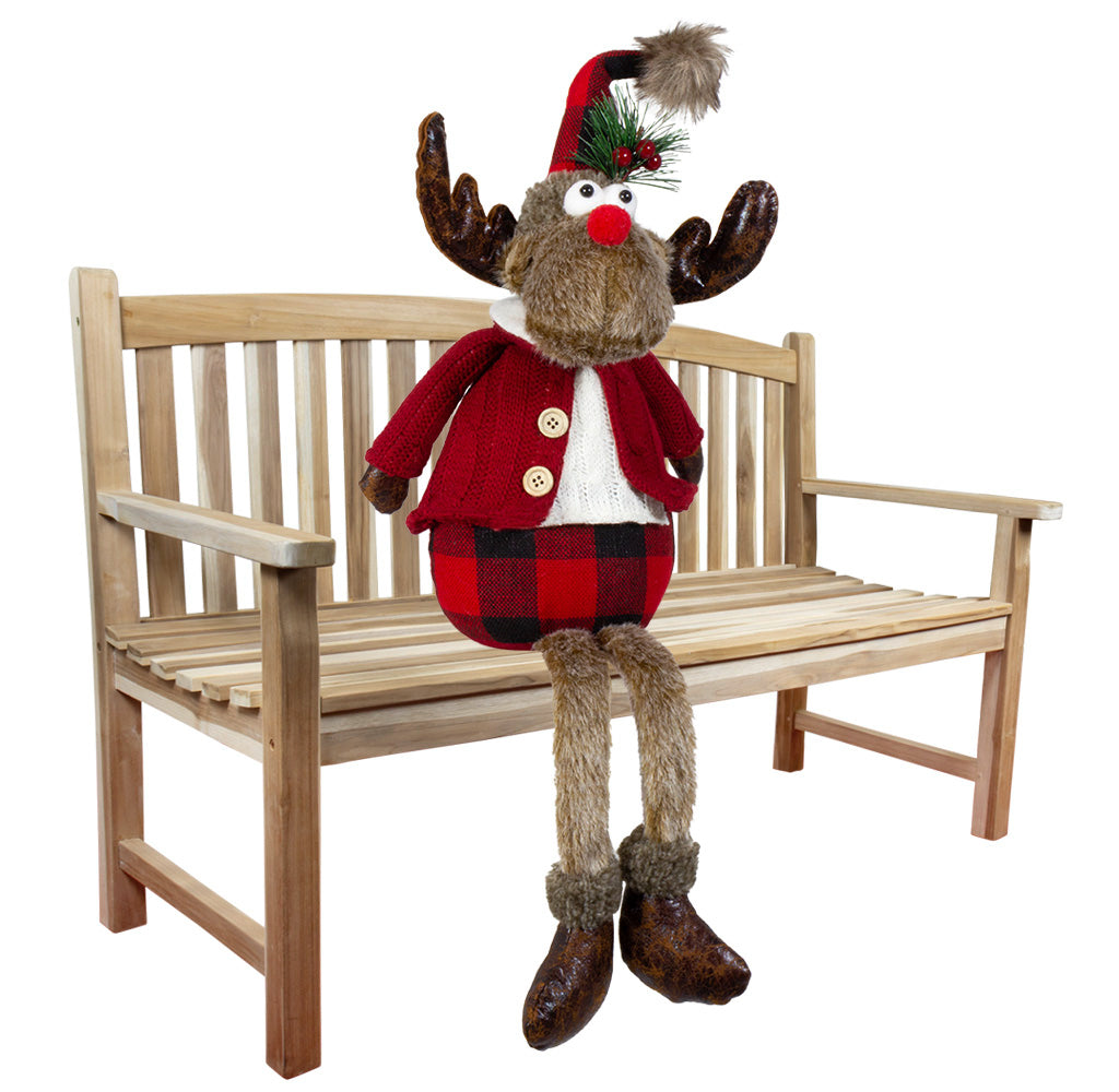 Elch 30cm Kantenhocker, Pärchen, 2 Stück