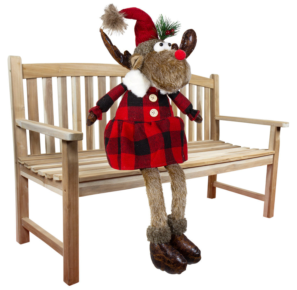 Elch 30cm Kantenhocker, Pärchen, 2 Stück