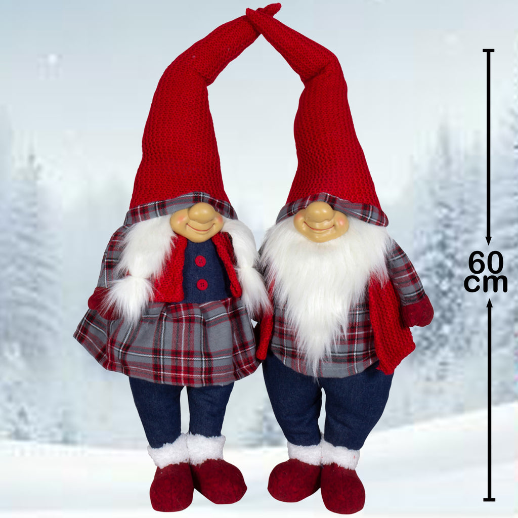 Wichtel 60cm stehend, Pärchen, 2 Stück