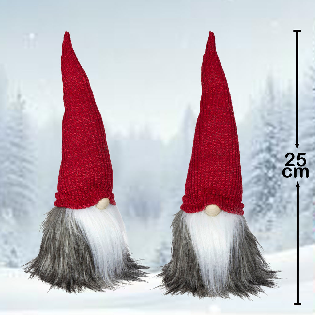 Wichtel 25cm sitzend, Pärchen, 2 Stück