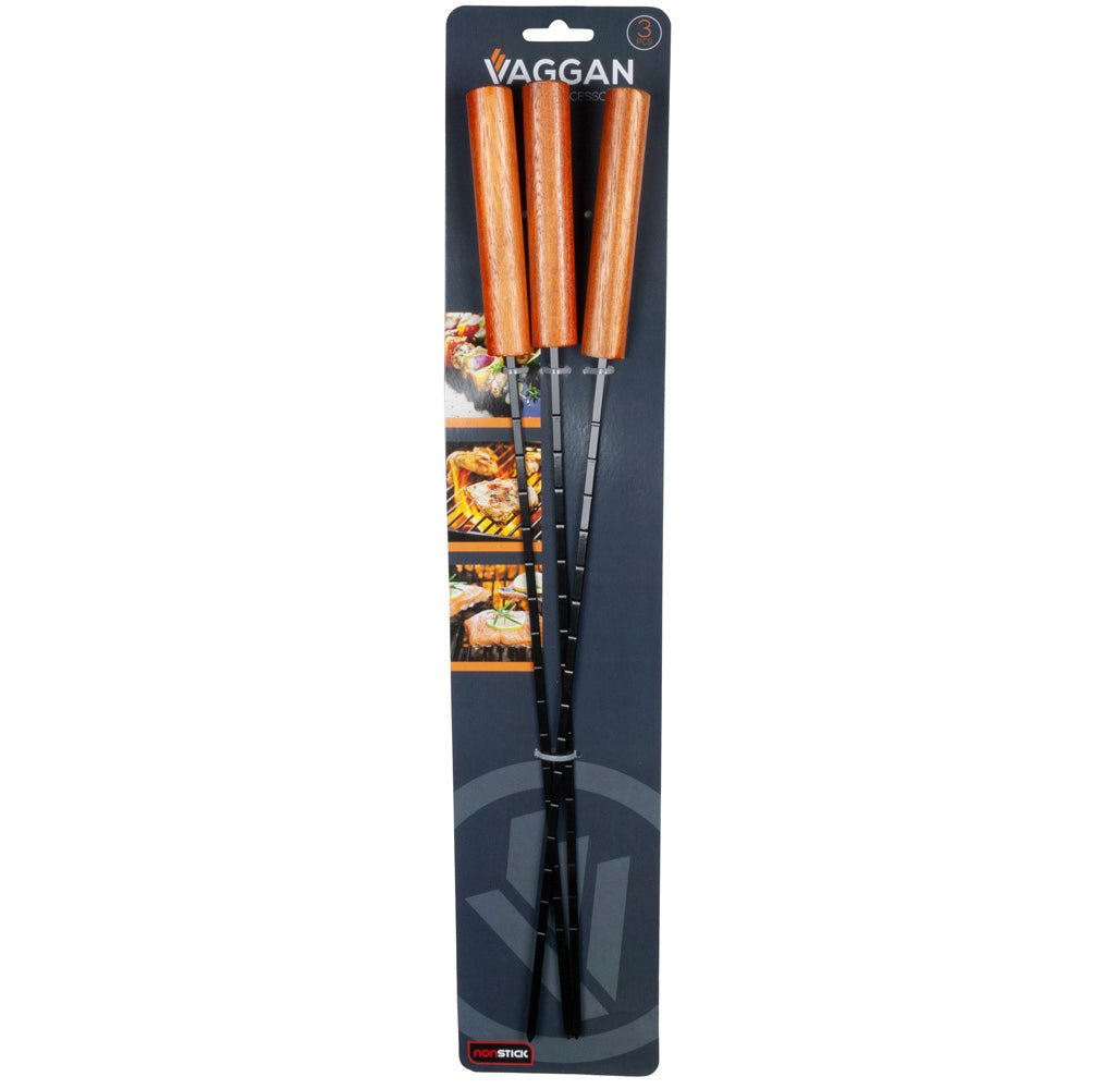 XL BBQ Grillspieß 48cm Edelstahl