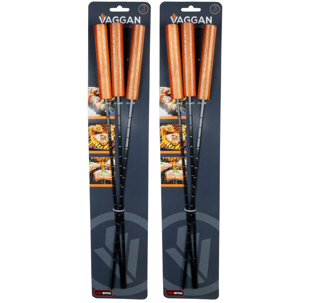 XL BBQ Grillspieß 48cm Edelstahl