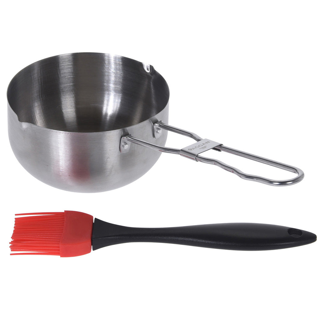 Marinierset 2tlg Pinsel mit Soßentopf