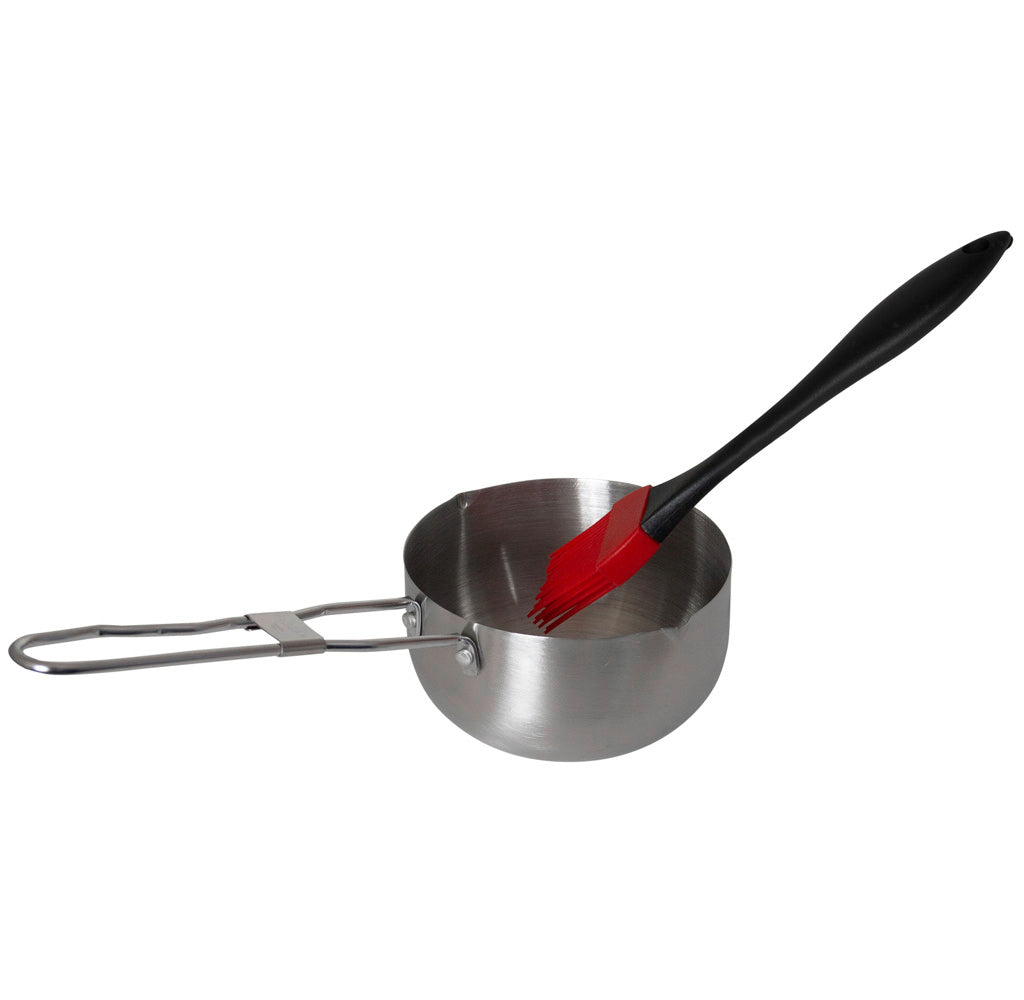 Marinierset 2tlg Pinsel mit Soßentopf