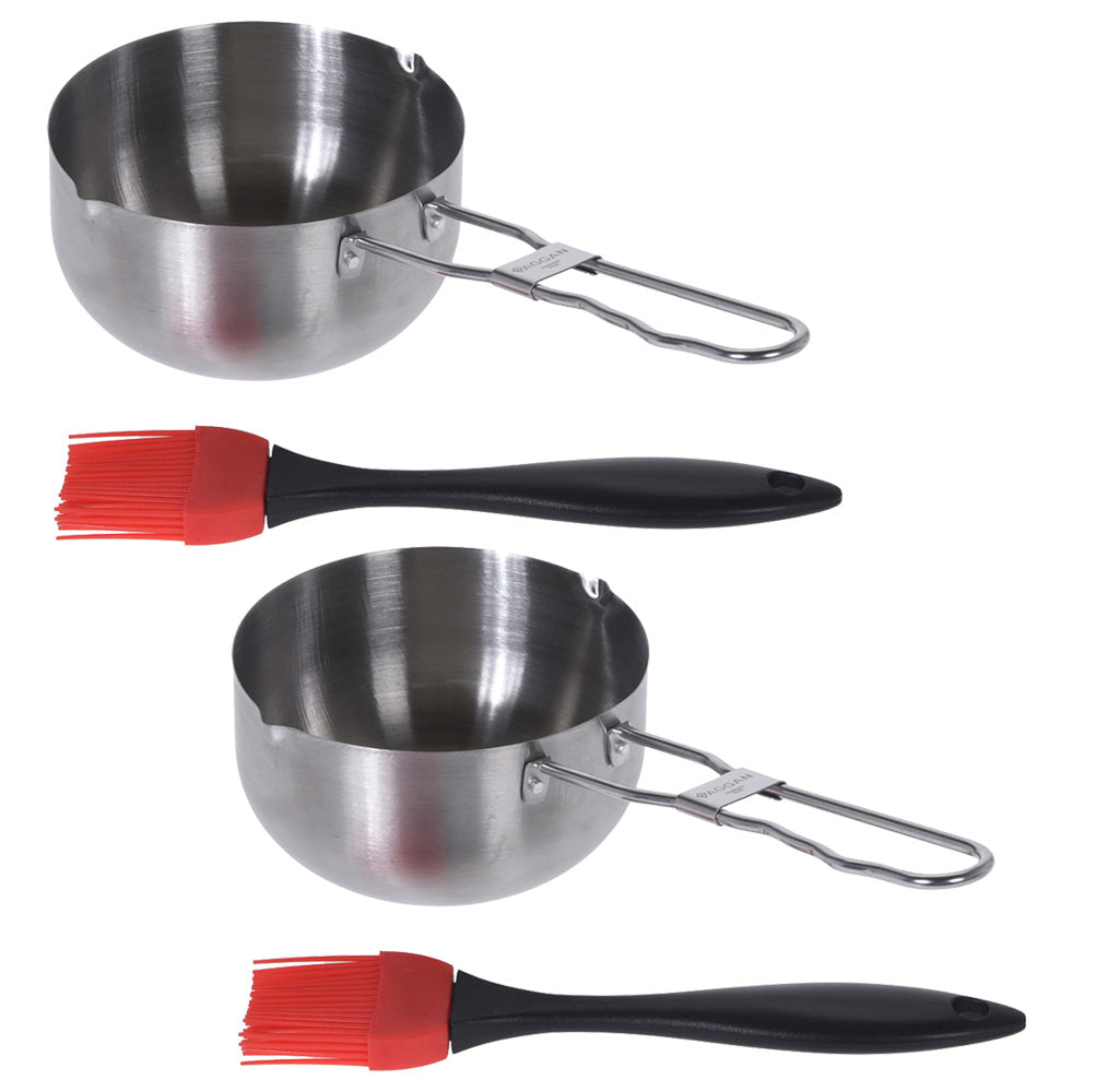 Marinierset 2tlg Pinsel mit Soßentopf