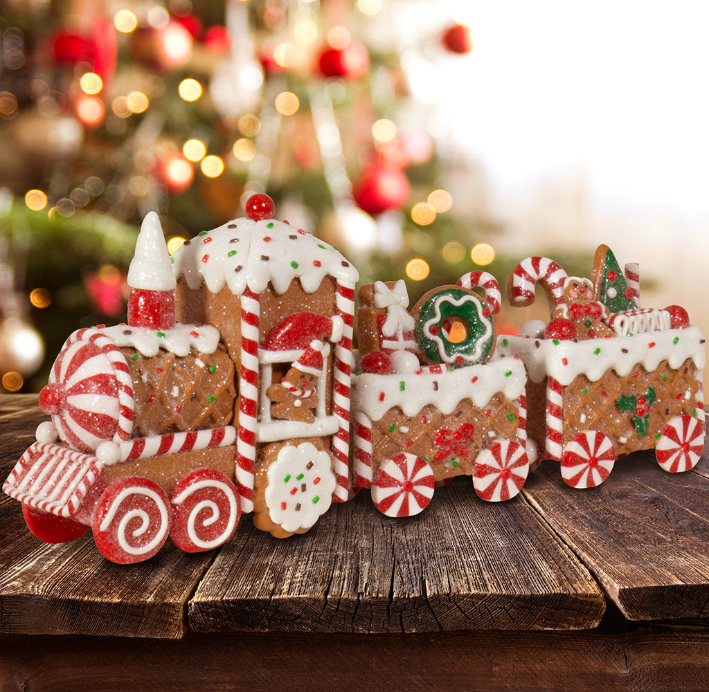 Tischdeko Lebkuchenzug 33cm