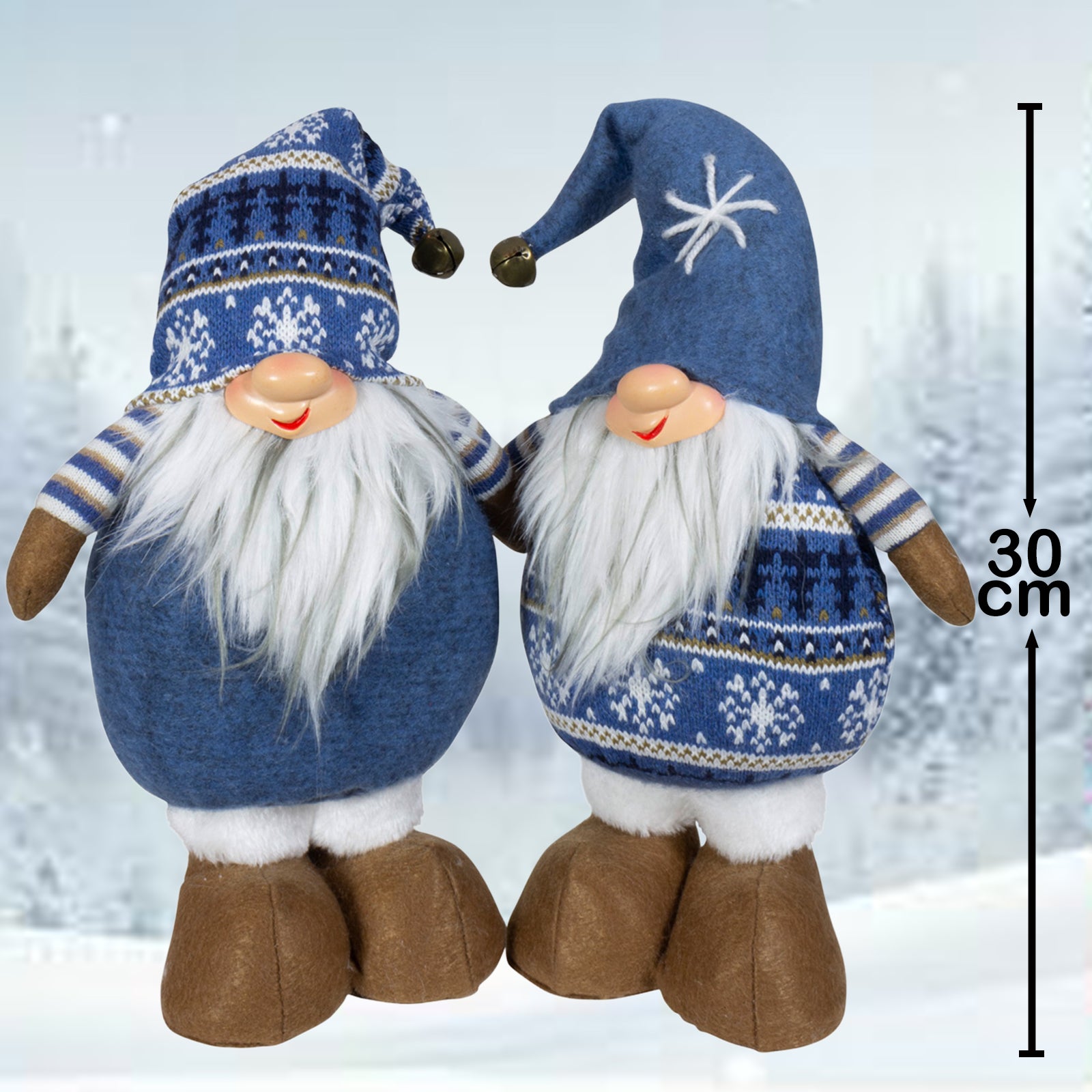 Wichtel 30cm stehend, Pärchen, 2 Stück