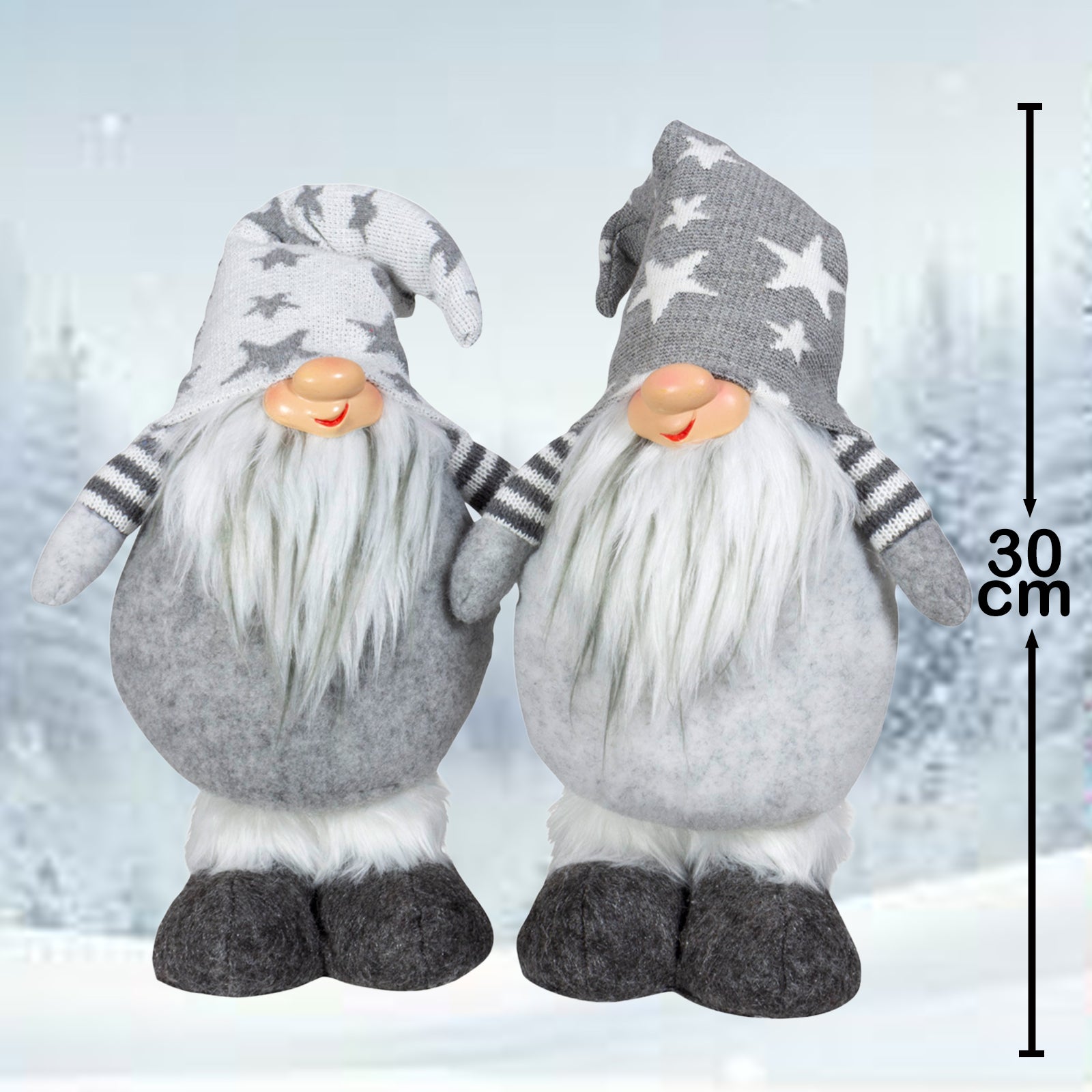 Wichtel 30cm stehend, Pärchen, 2 Stück
