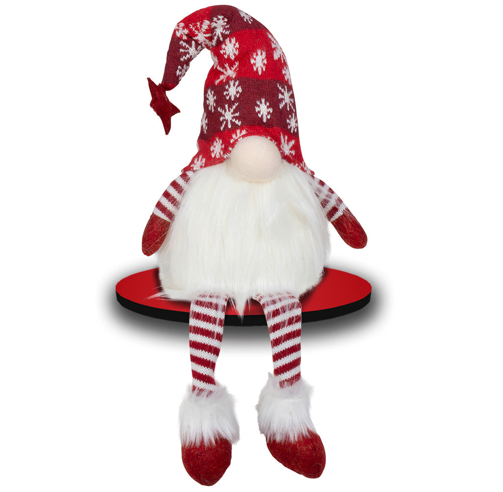 Wichtel 30cm Kantenhocker mit LED, Pärchen, 2 Stück