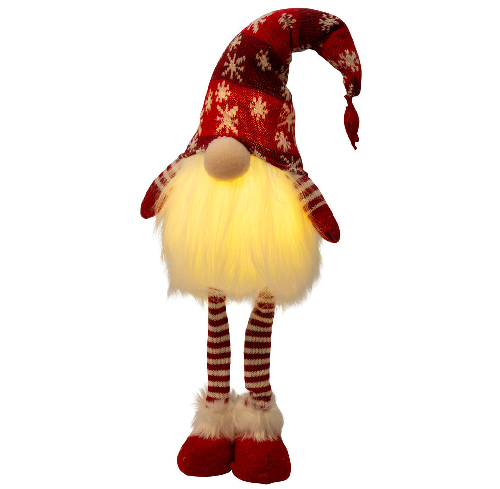 Wichtel 50cm mit LED, Pärchen, 2 Stück