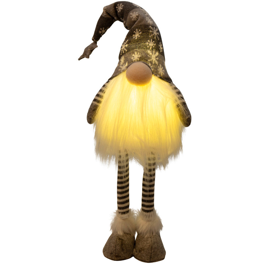 Wichtel 50cm mit LED, Pärchen, 2 Stück