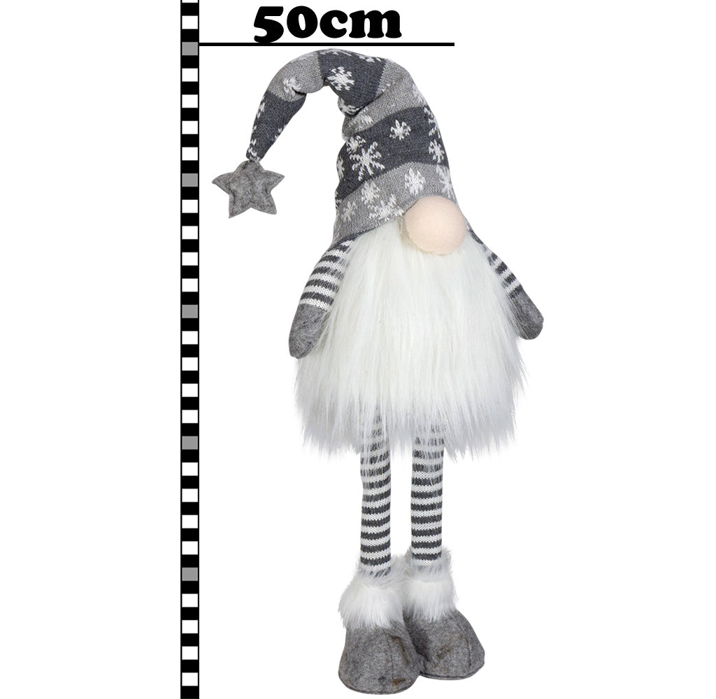 Wichtel 50cm mit LED, Pärchen, 2 Stück