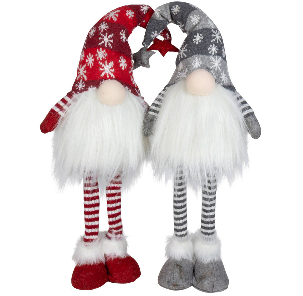 Wichtel 50cm mit LED, Pärchen, 2 Stück