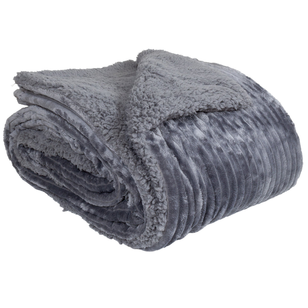 Kuscheldecke Cord-Optik 200x150cm