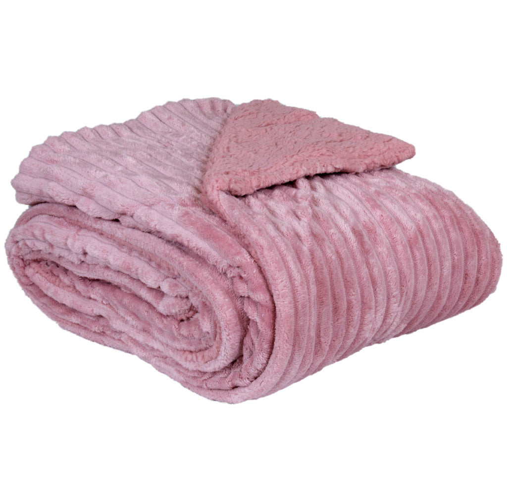 Kuscheldecke Cord-Optik 200x150cm
