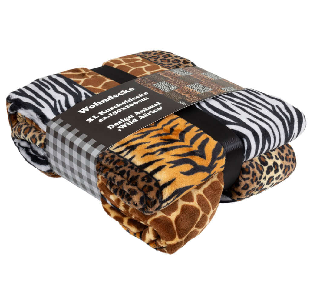 Kuscheldecke Felloptik 200x150cm