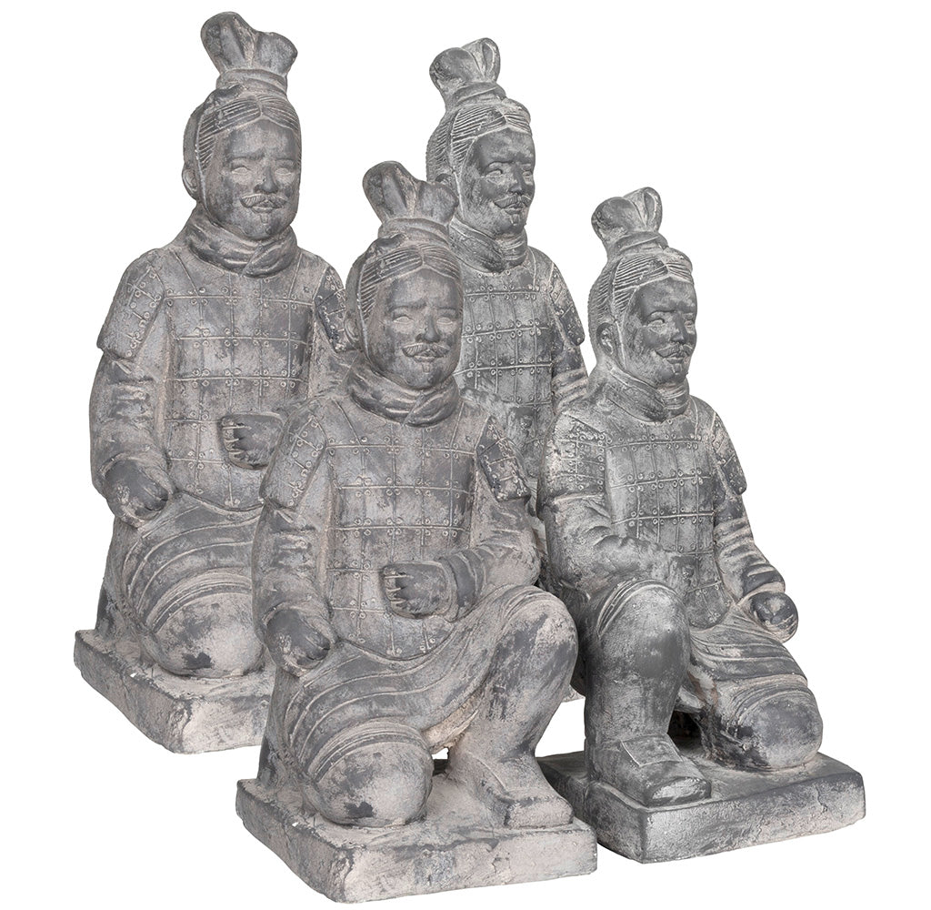 Gartendeko Figur Terrakotta Krieger