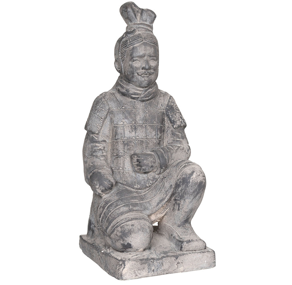 Gartendeko Figur Terrakotta Krieger