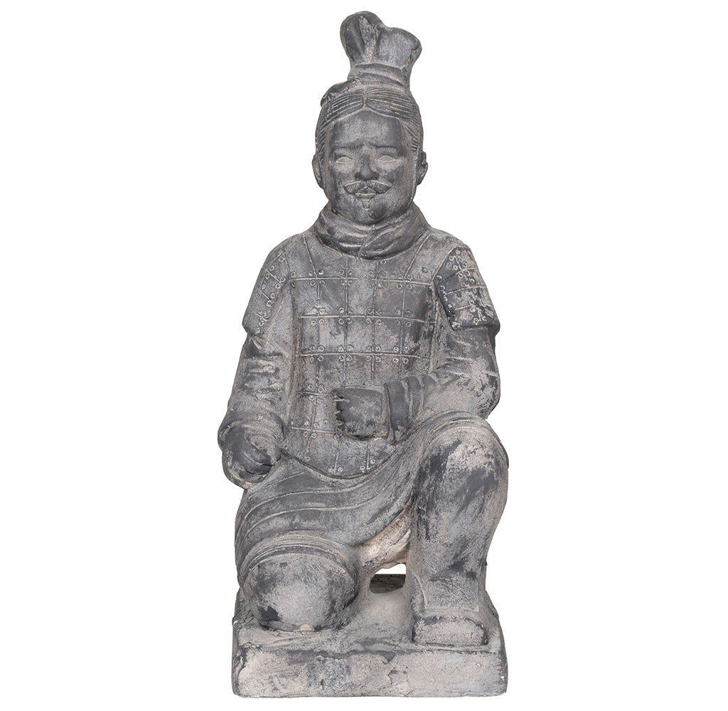 Gartendeko Figur Terrakotta Krieger