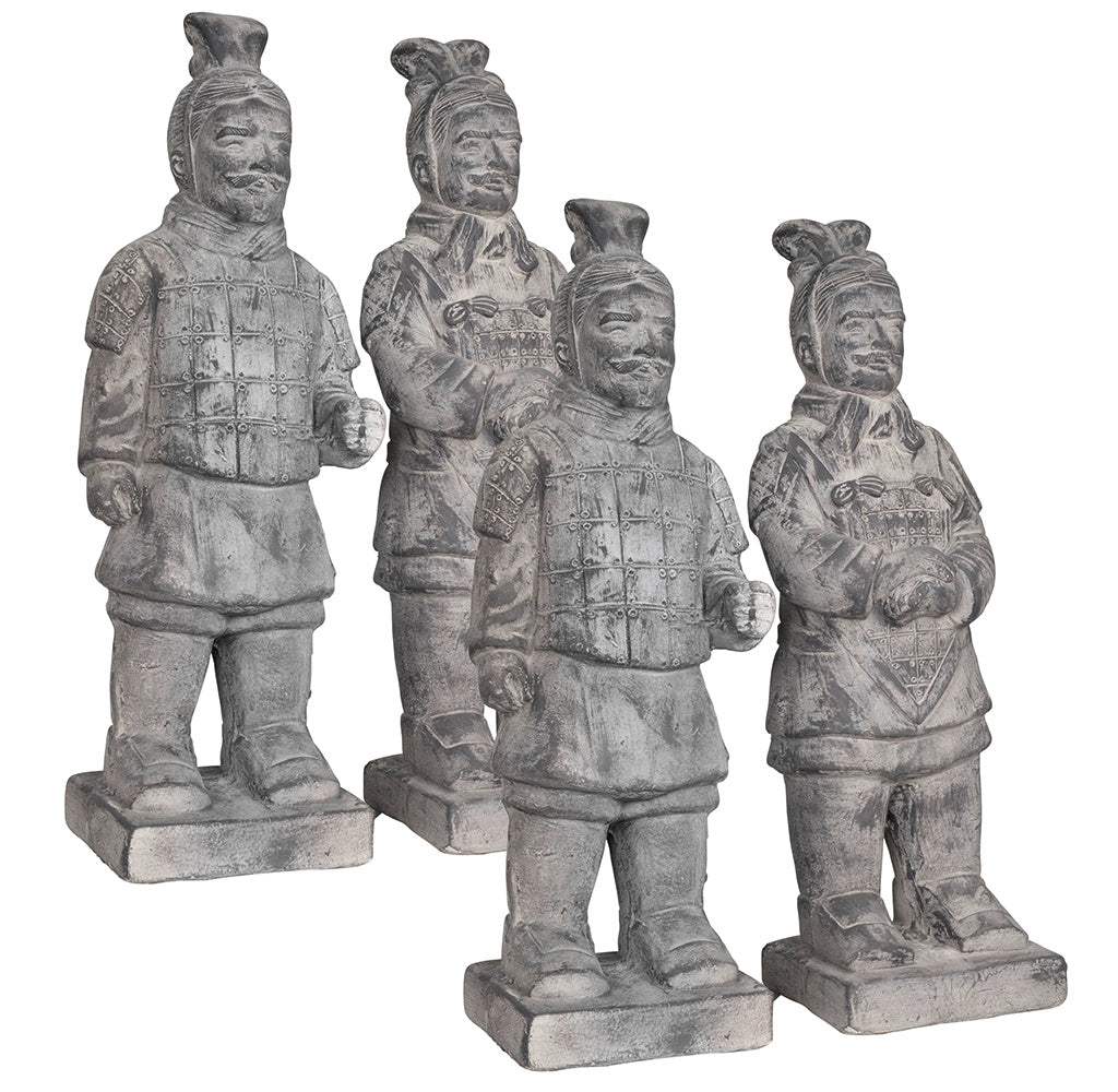 Gartendeko Figur Terrakotta Krieger