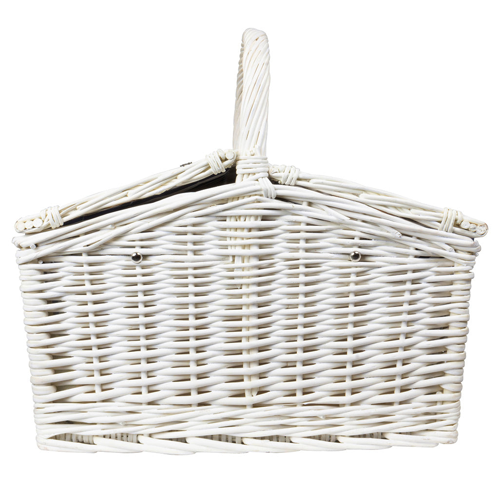 Picknickkorb Set mit Picknickdecke und Geschirr für 4 Personen