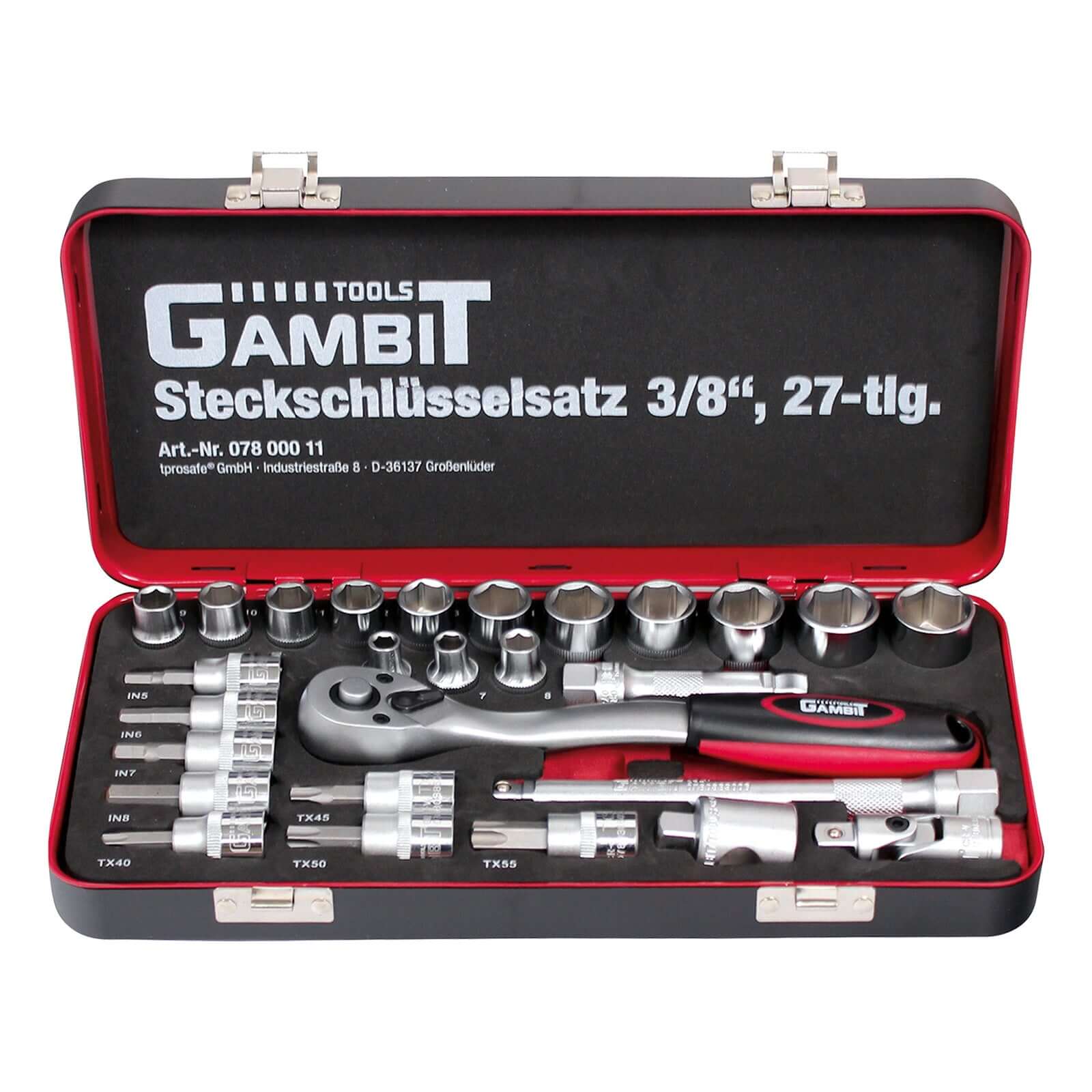 Steckschlüsselsatz 3/8" 27tlg GAMBIT TOOLS