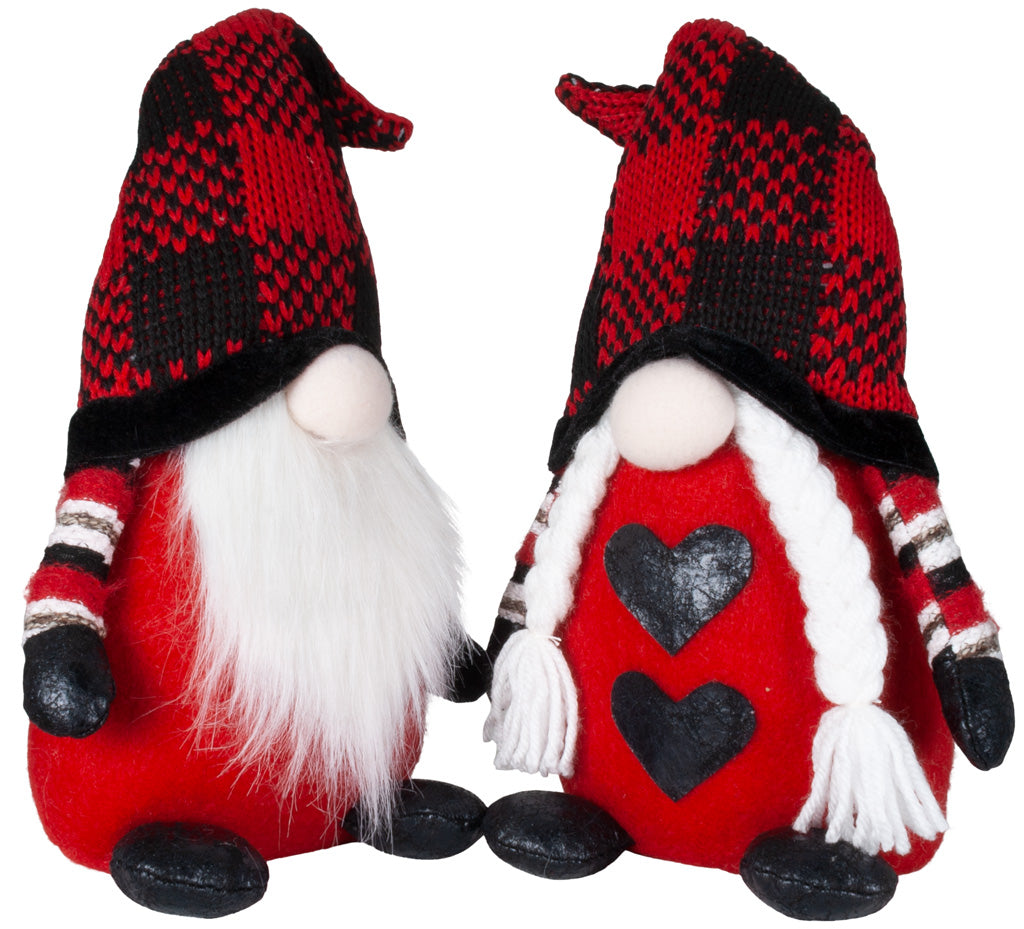 Wichtel 25cm sitzend, Pärchen, 2 Stück