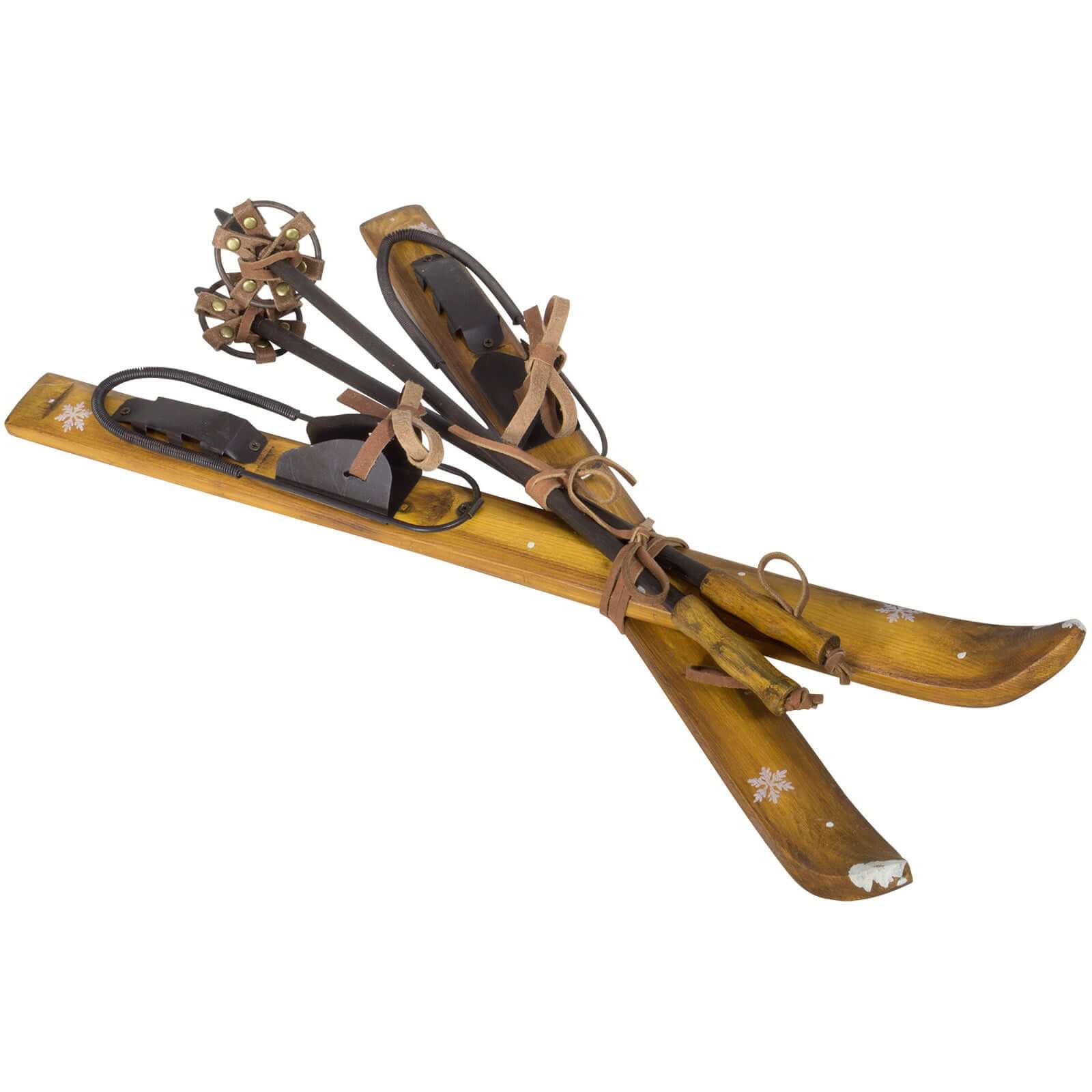 XL Deko Ski und Stöcke 50cm