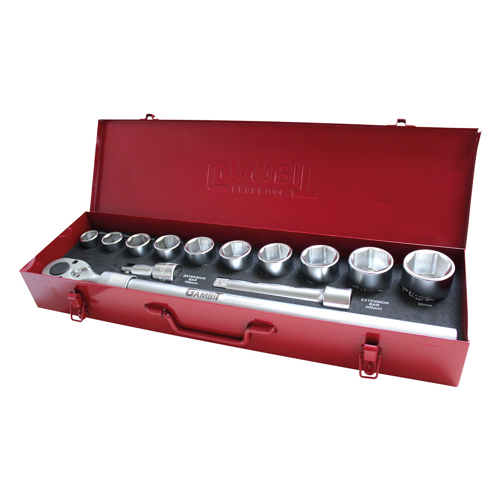 Kraft-Verlängerungsratschensatz 13-tlg. 3/4" GAMBIT TOOLS